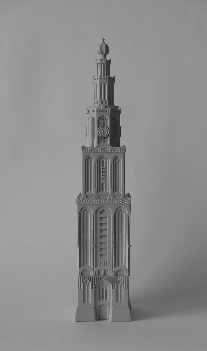 martinitoren groningen maquette 3d print