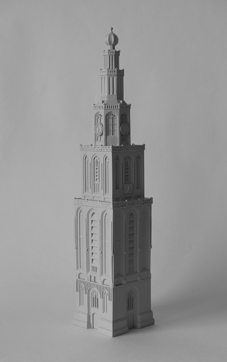 martinitoren groningen maquette 3d print